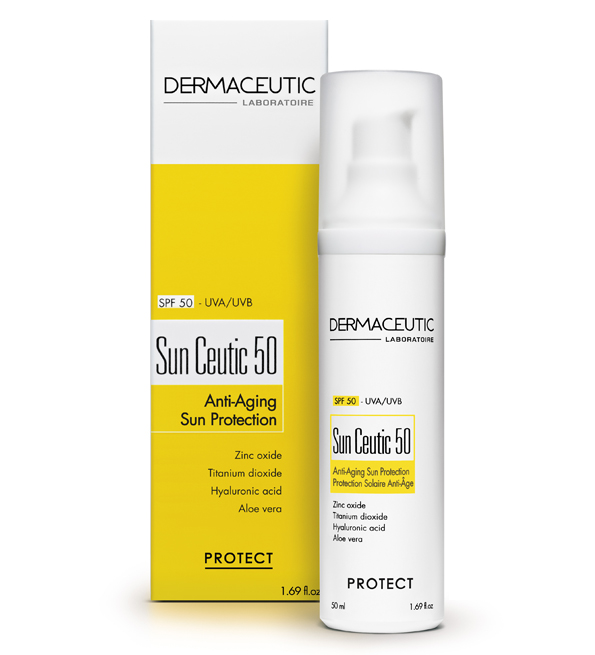 [3401399632433] DERMACEUTIC SUN CEUTIC 50+ PROTECTION SOLAIRE ANTI AGE