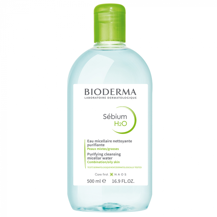 [3401575645851] BIODERMA SÉBIUM EAU MICELLAIRE H2O PEAUX GRASSES 500ML