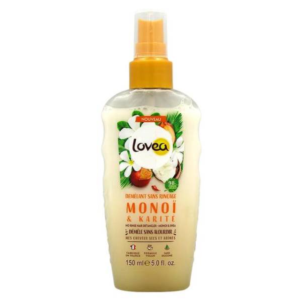 [3506770008231] LOVEA SPRAY DEMELANT, MONOÏ ET KARITE SANS SILICONE, 150 ML,