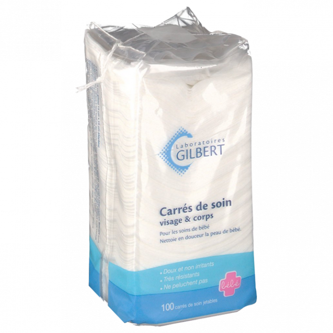 [3518646126840] GILBERT CARRE DE SOIN 100 CARRES