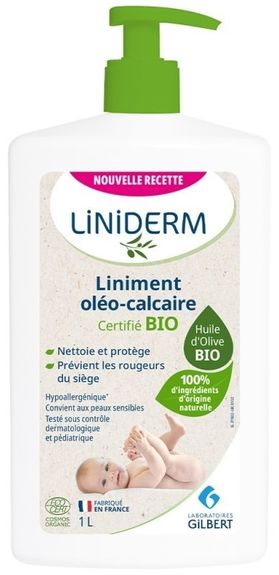 [3518646128103] GILBERT LINIDERM LINIMENT OLEO-CALCAIRE CERTIFIE 1L