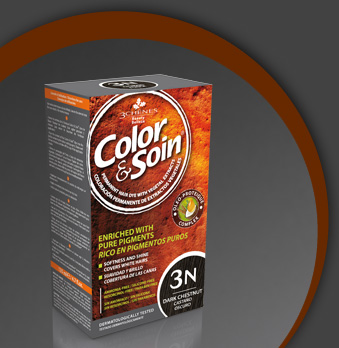 [3525727539284] 3CHENES COLOR ET SOIN CHATAIN FONCE 3N