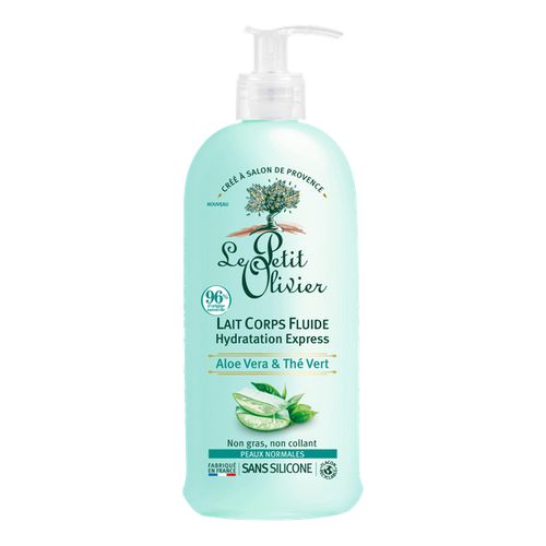 [3549620050035] LE PETIT OLIVIER – LAIT CORPS FLUIDE ALOE VERA ET THE VERT 250ML