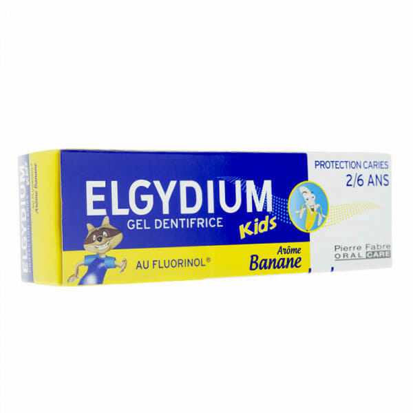 [3577056009976] ELGYDIUM GEL DENTIFRICE KIDS BANANE 50ML