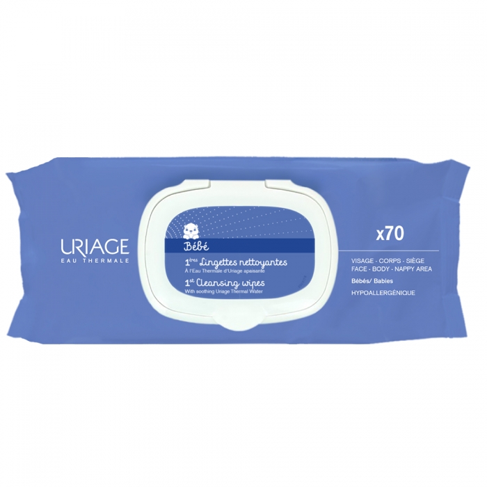 [3661434005749] URIAGE LINGETTES 1ERE EAU 70 UNITES