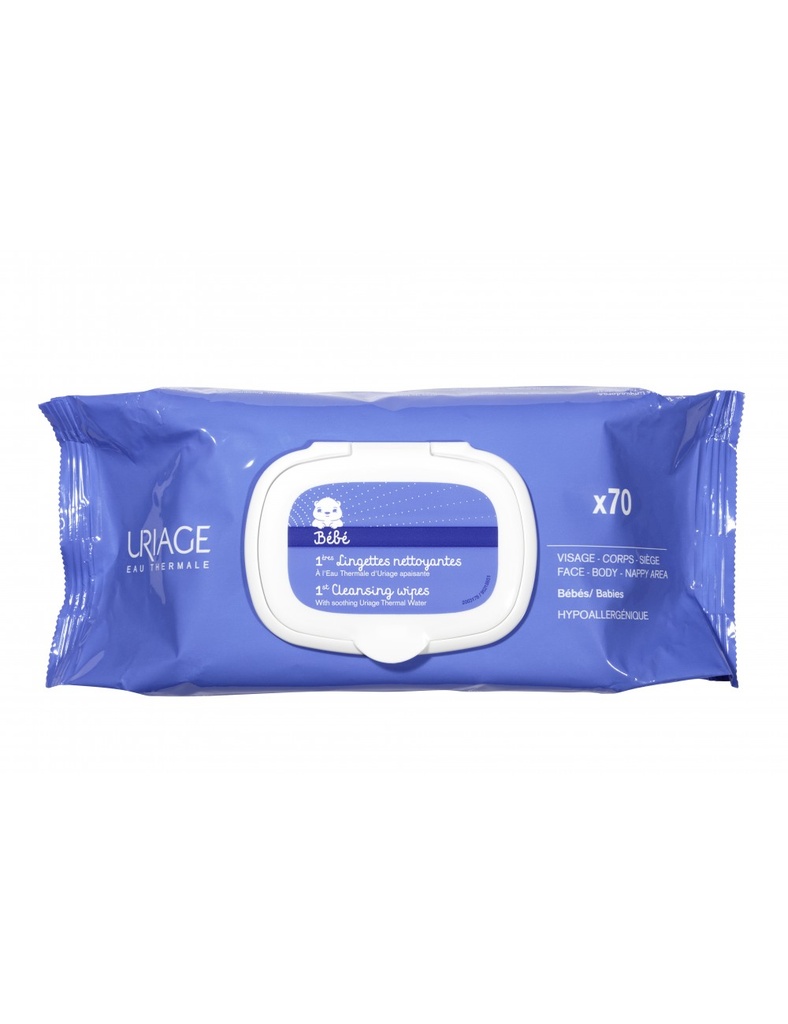 [3661434008757] URIAGE BEBE 1ERE LINGETTES D EAU NETTOYANTE *70