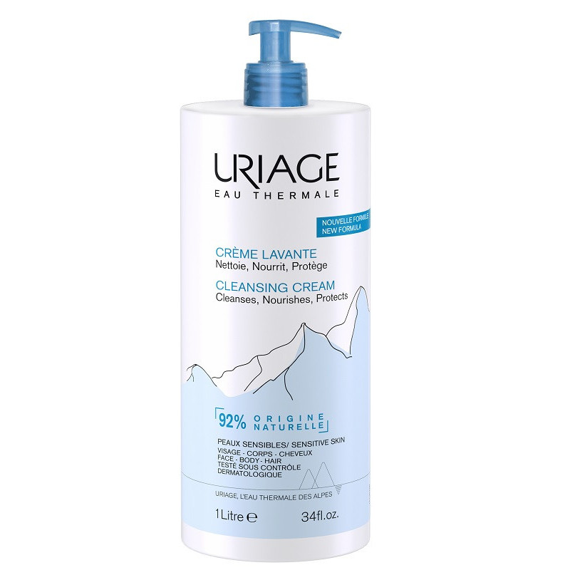 [3661434008771] URIAGE CREME LAVANTE 1 LITRE NEW PACK 