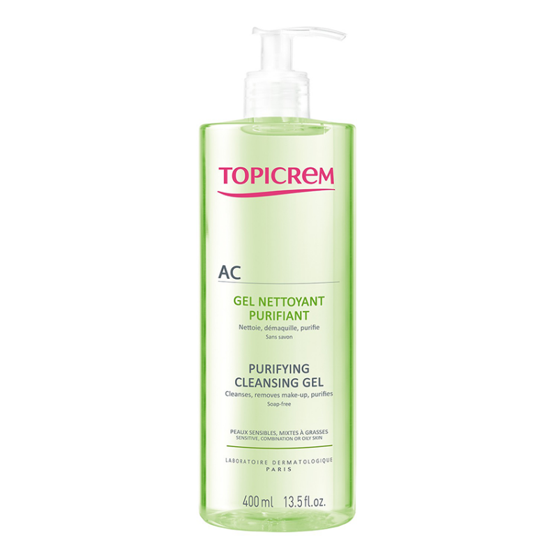 [3700281703269] TOPICREM AC GEL NETTOYANT PURIFIANT 400ML