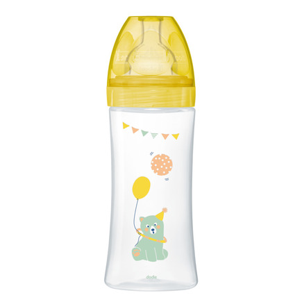 [3700763536651] DODIE BIBERON SENSATION + 330ML LE CIRQUE +6M ANTI COLIQUE TETINE PLATE