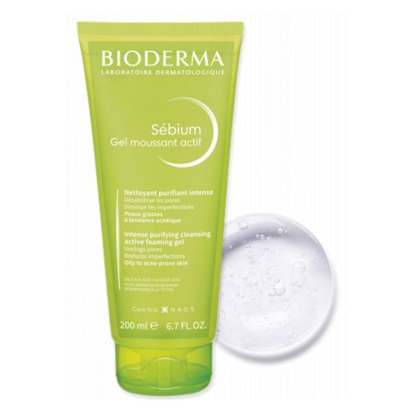 [3701129803400] BIODERMA SEBIUM GEL MOUSSANT ACTIF 200ML