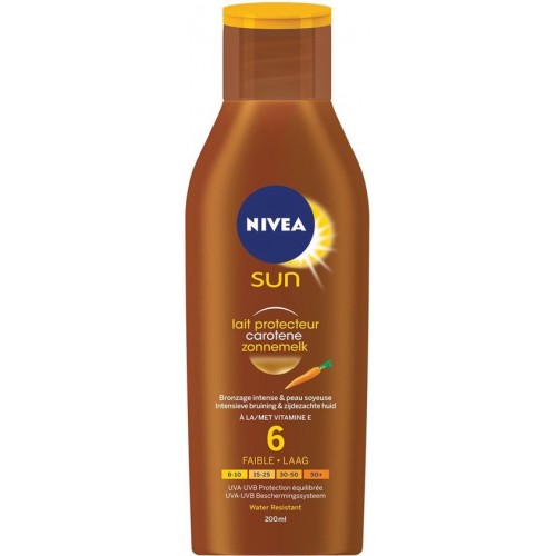 [4005808654024] NIVEA SUN LOTION CAROTENE BRONZAGE DORÉ INTENSE 200 ML UVA UVB