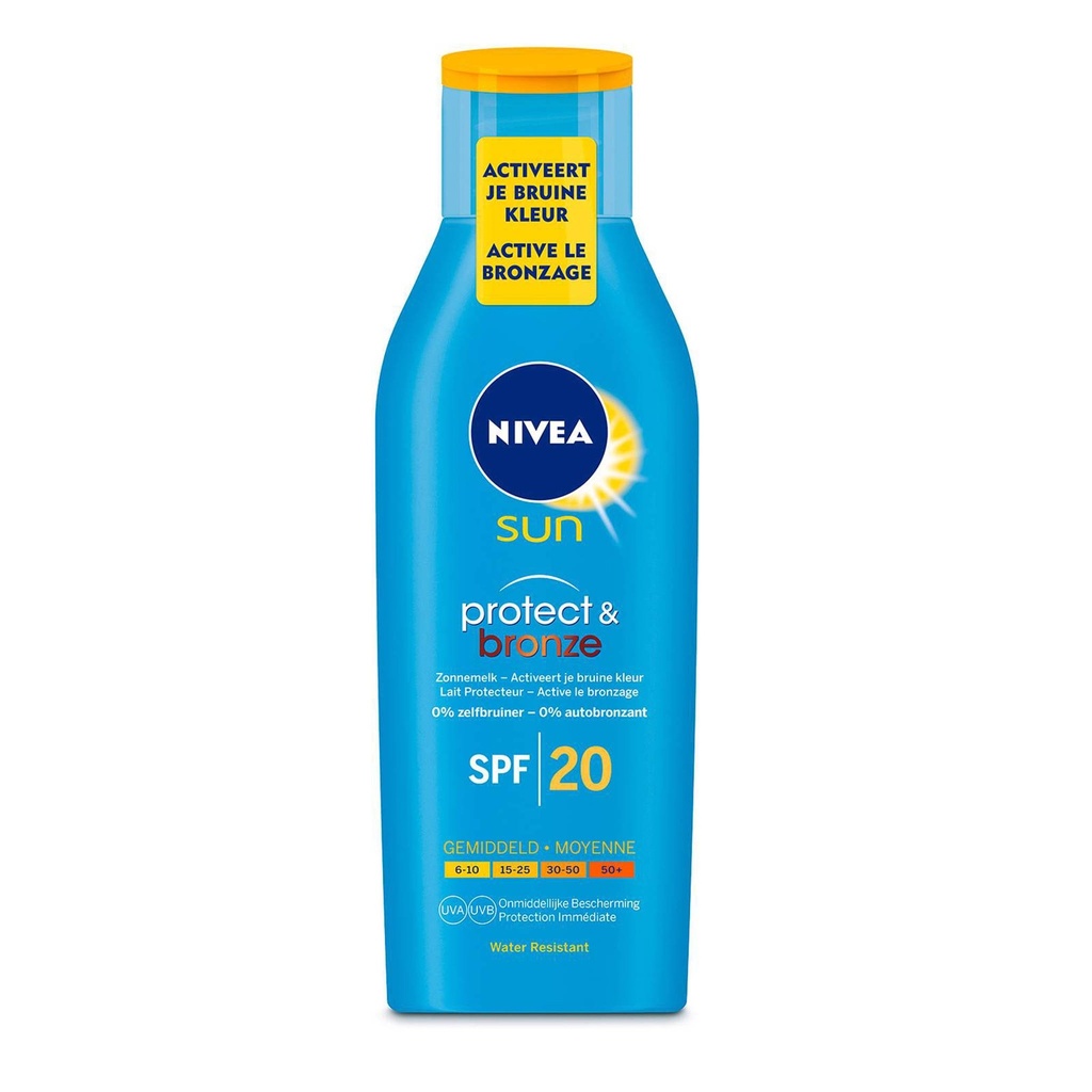 [4005900460219] NIVEA SUN LATTE SOLARE PROTECT & BRONZE SPF 20 200 ML