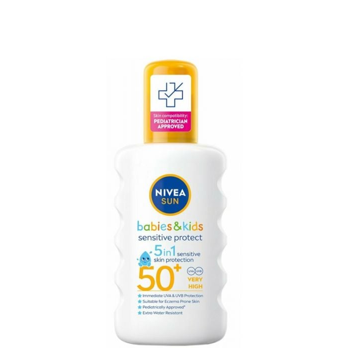 [4005900597519] NIVEA SUN BABIES &amp; KIDS SENSITIVE PROTECT 5-IN-1 SPRAY SPF50+ 200ML