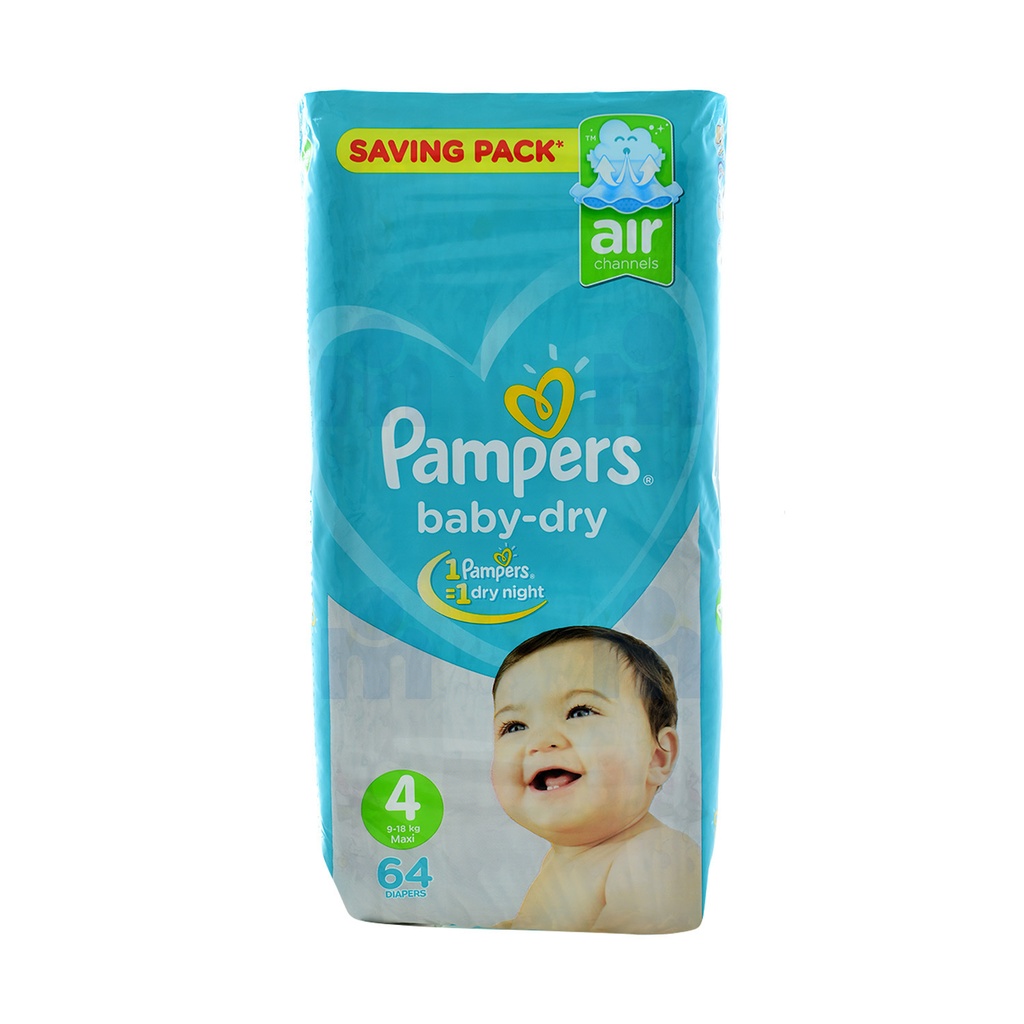 [4015400680932] PAMPERS BABY DRY T4 64U