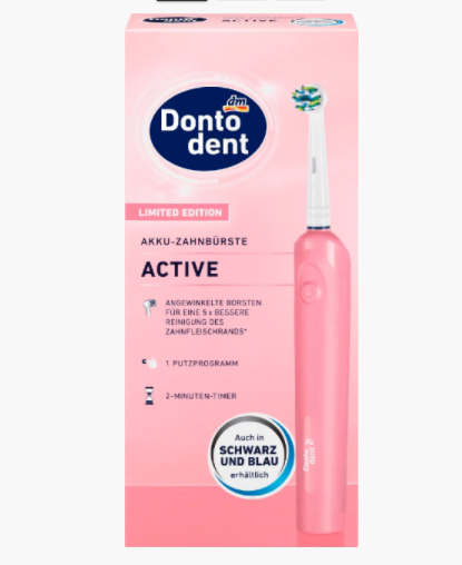 [4058172365041] DONTODENT BROSSE A DENTS ELECTRIQUE ACTIVE ROSE