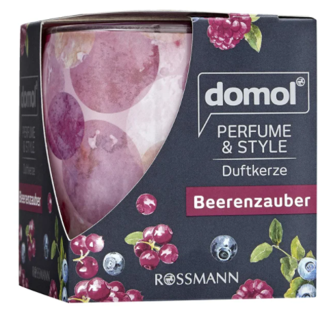 [4305615383453] DOMOL BOUGIE PARFUMÉE BERRY MAGIC 150 G