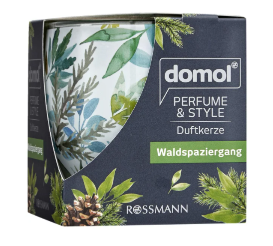 [4305615601717] DOMOL BOUGIE PARFUMÉE FOREST WALK 150 G