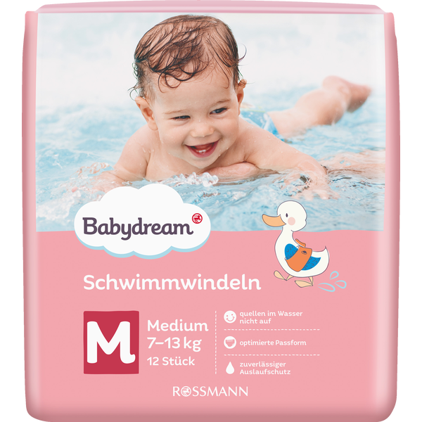[4305615719580] BABYDREAM COUCHE DE BAIN BEBE M 12 PCS