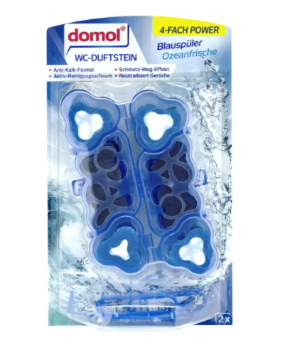 [4305615733814] DOMOL WC PIERRE BLEUE FRAÎCHEUR OCÉAN 96 G