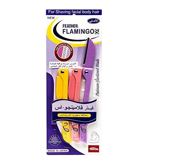 [4902470171036] FEATHER-FLAMINGO RASOIR POUR LE RASAGE DU VISAGE ET DU CORPS