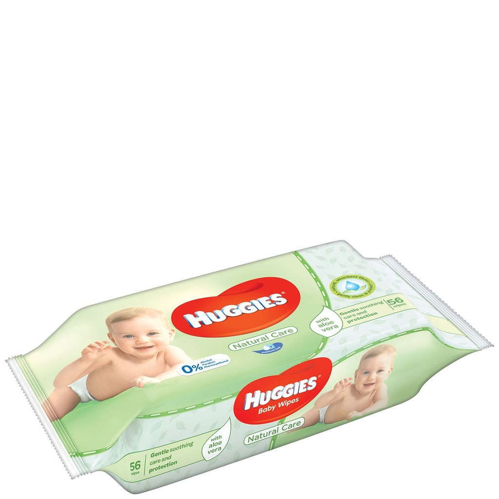 [5029053550152] LINGETTE HUGGIES NATURAL CARE 56 WIPES
