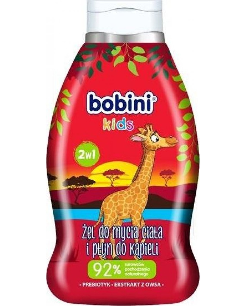 [5900931022872] BOBINI +1AN 2EN1 DOUCHE ET BAIN FRAISE