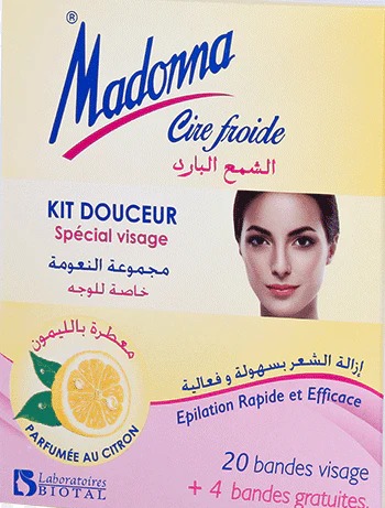 [6111033001125] MADONA KIT DOUCEUR SPECIAL VISAGE PARFUM CITRON 20 BANDES +4 GRATUITES