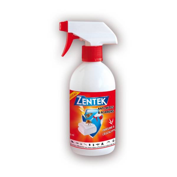 [6111251860443] ZENTEK SPRAY ANTI MITES&ACARIENS 500 ML