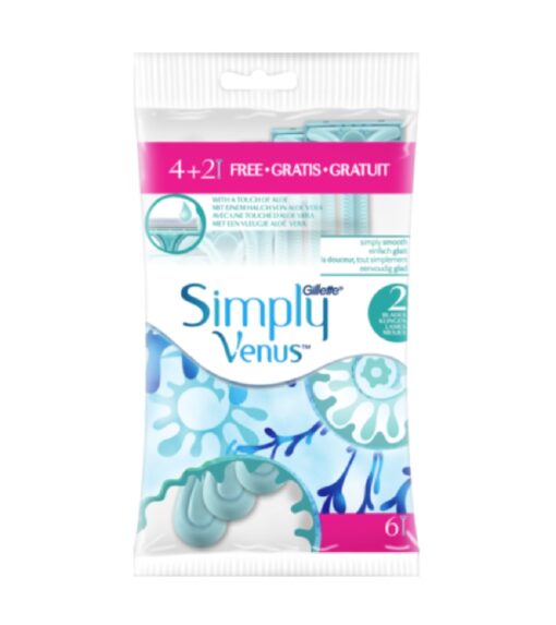 [7702018024612] GILLETTE SIMPLY VENUS X4