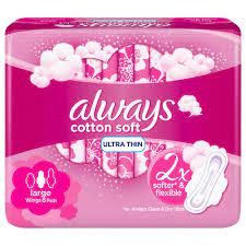 [8001841189789] ALWAYS COTTON SOFT 8 PADS