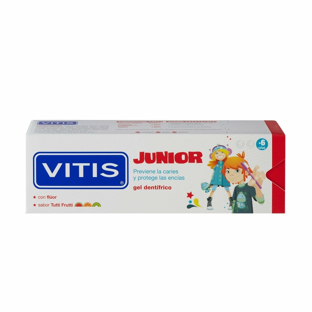 [8427426052765] VITIS DENTIRFICE GEL JUNIOR+6ANS - 75ML