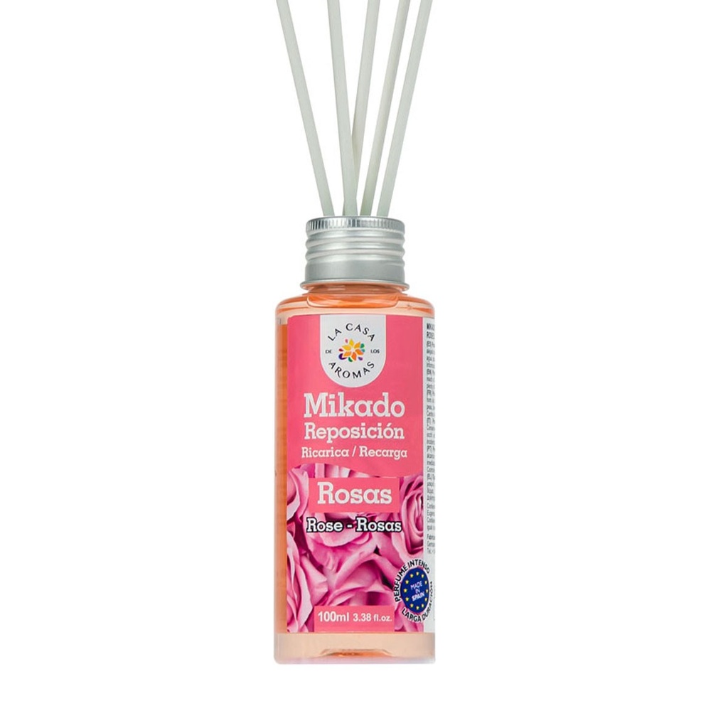 [8428390031022] RECHARGE MIKADO 100ML ROSE