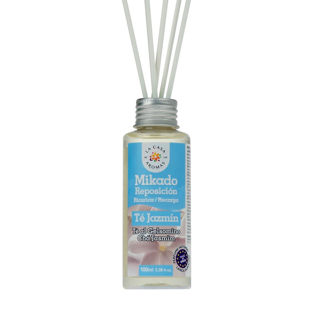 [8428390031039] LA CASA DE LOS AROMAS RECHARGE MIKADO 100ML THE /JASMIN