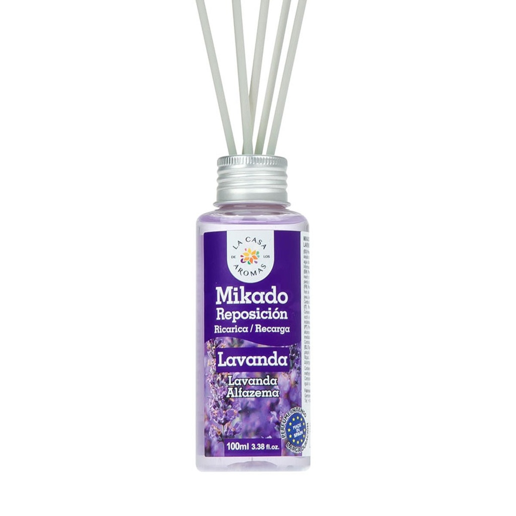 [8428390039943] LA CASA DE LOS AROMAS RECHARGE MIKADO 100ML LAVANDE