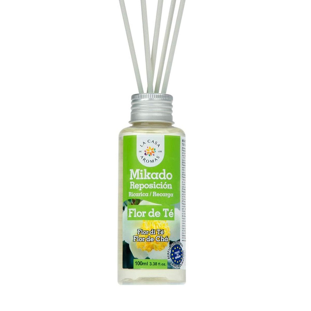 [8428390041021] LA CASA DE LOS AROMAS RECHARGE MIKADO 100ML FLEUR DE THE