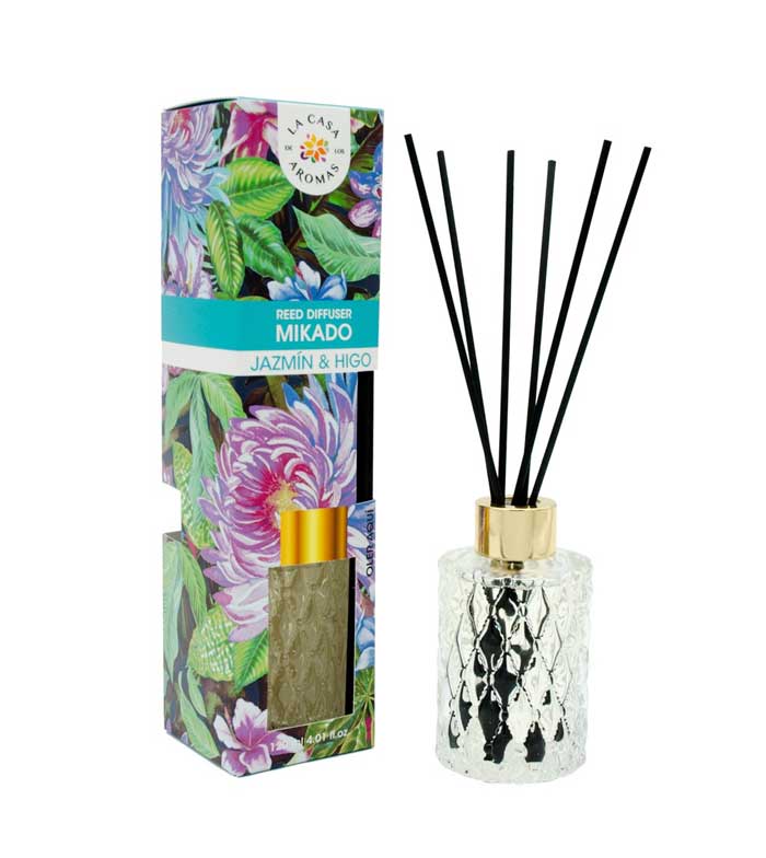 [8428390045012] LA CASA DE LOS AROMAS MIKADO BRANDY 120ML JASMIN/ FIGUE