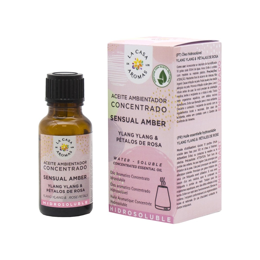 [8428390048129] LA CASA DE LOS AROMAS HUILE ESSENT HIDRO AMBAR