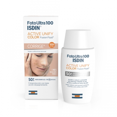 [8429420160644] ISDIN FOTOULTRA 100 ACTIVE UNIFY COLOR ANTITACHES 50ML
