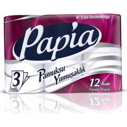 [8690536010035] PAPIA PAPIER TOILETTE X12