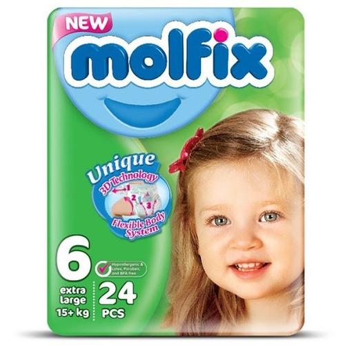[8690536815180] MOLFIX COUCHES TAILLE 6, 24 UNITES