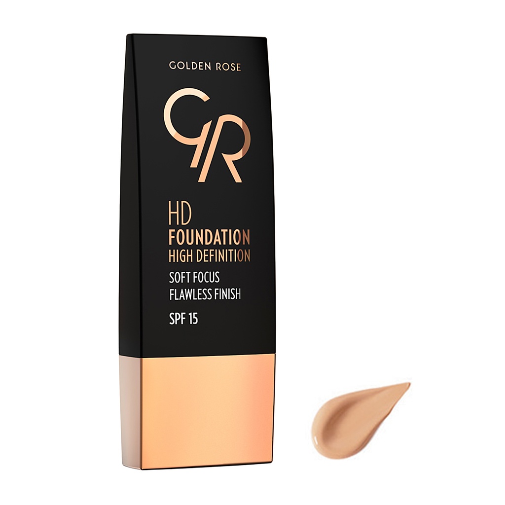 [8691190832551] GOLDEN ROSE FOND DE TEINT HD GR N°105
