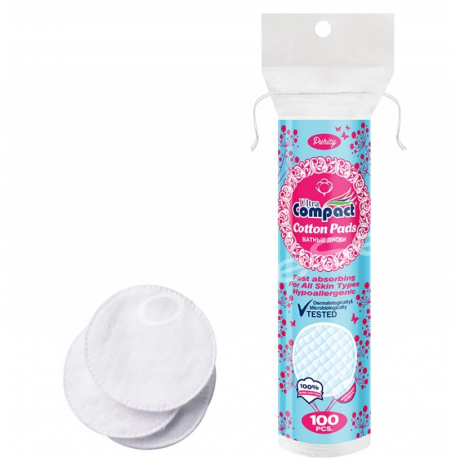 [8697420532079] ULTRA COMPACT COTTON DISC 100 PCS