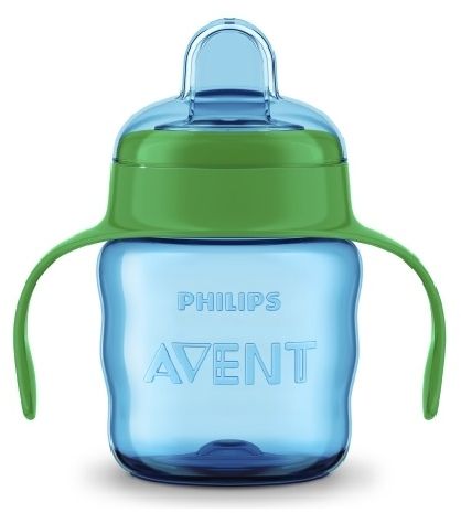 [8710103667025] AVENT TASSE VERTE AVEC ANSES BLEU 200ML 6M+ GARCON
