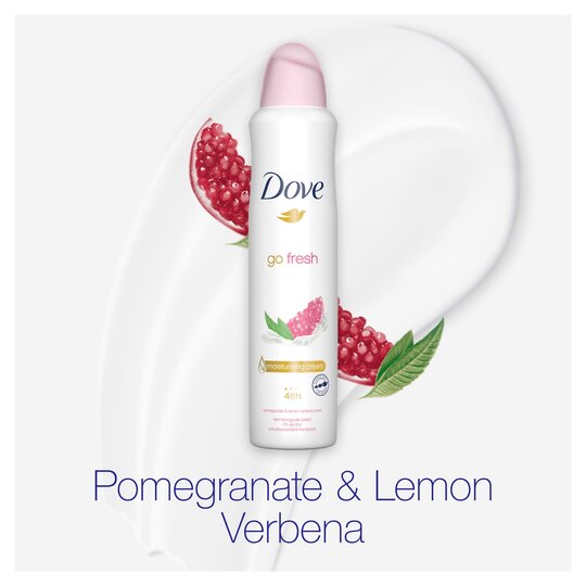 [8711600786257] DOVE SPRAY GO FRESH POMEGRANATE &amp; LEMON 250ML