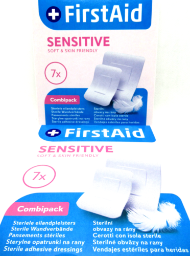 [8712175935354] FIRST AID PANSEMENTS STÉRILES SENSITIVE X7
