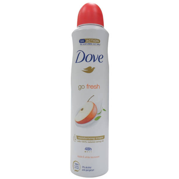 [8717163676721] DOVE DEODORANT SPRAY DOVE APPLE ET WHITE TEA 250ML