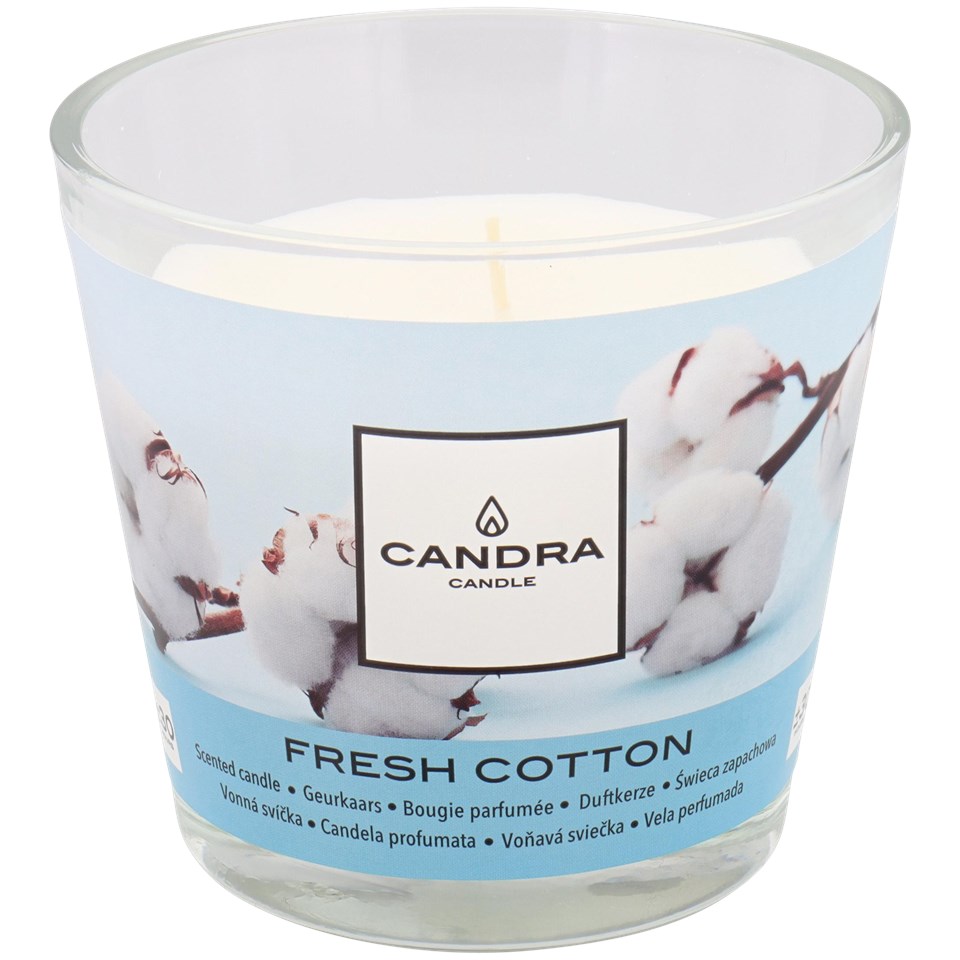 [8718964051328] CANDRA BOUGIE PARFUMEE FRESH COTTON