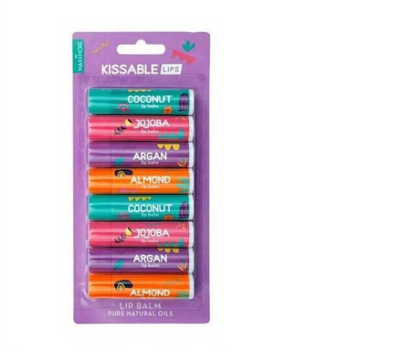 [8719827007414] MORE & MAX KISSABLE LIPS PACK DE 8 BAUME A LEVRESUNITE DE