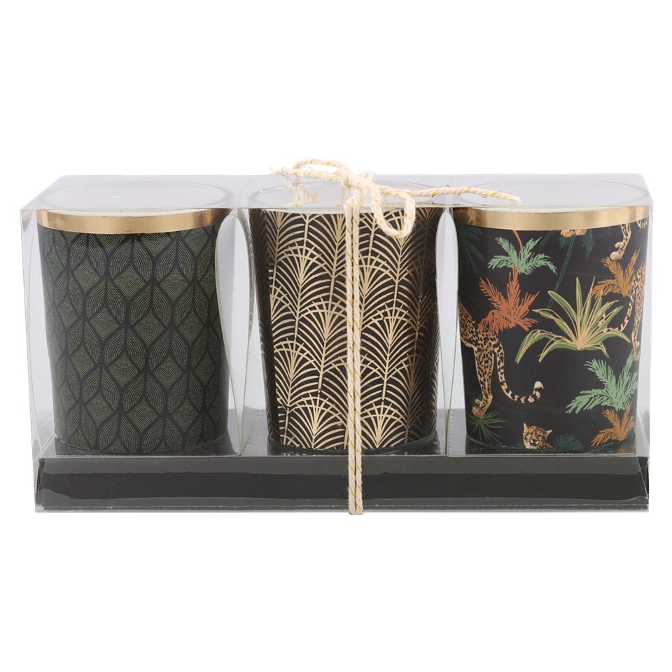 [8719987440113] BOUGIES DECORATIVES 3 PCS