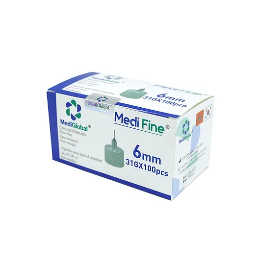 [6951568002750] MEDI FINE AIGUILLES POUR STYLO D'INSULINE 6MM 50 PCS